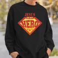 Jesus Is My Superhero Hero Fun Comic Book Sweatshirt Gifts for Him Jesus Is My Superhero Hero Fun Comic Book Sweatshirt Gifts for Him