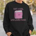 Just a Girl Who Loves Magic Spells Book Sweatshirt Gifts for Him Just a Girl Who Loves Magic Spells Book Sweatshirt Gifts for Him
