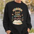 Just One More Chapter Cozy Book Lover Reading & Coffee Sweatshirt Gifts for Him Just One More Chapter Cozy Book Lover Reading & Coffee Sweatshirt Gifts for Him