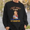 I Just Want To Read Books And Pet My Hamster Sweatshirt Gifts for Him I Just Want To Read Books And Pet My Hamster Sweatshirt Gifts for Him