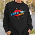 Kansas City Missouri MO Pop Art Comic Book Inspired Sweatshirt Gifts for Him