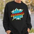 Kids Boys Emmanuel Comic Book Superhero Name Sweatshirt Gifts for Him