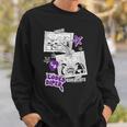 Kids DOAWK Purple Loded Diper Collage Book Series Sweatshirt Gifts for Him