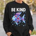 Be Kind Rainbow Scale Fish Teacher Reading Book Toddler Sweatshirt Gifts for Him