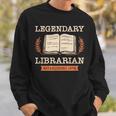 Legendary Librarian Established 1972 Library Book Birthday Sweatshirt Gifts for Him