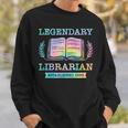Legendary Librarian Established 1983 Library Book Birthday Sweatshirt Gifts for Him