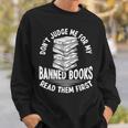 Librarian Banned Book List Banned Book Set Book Lover Sweatshirt Gifts for Him