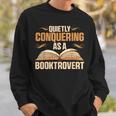 Librarian Book Reader Booktrovert Reading Sweatshirt Gifts for Him