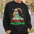 Librarian Booked Up For The Holidays Books Christmas Tree Sweatshirt Gifts for Him Librarian Booked Up For The Holidays Books Christmas Tree Sweatshirt Gifts for Him