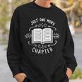 Librarian Just One More Chapter Bookish Cute Book Reading Sweatshirt Gifts for Him Librarian Just One More Chapter Bookish Cute Book Reading Sweatshirt Gifts for Him