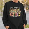 This Librarian Is Retired 2026 Book Lover Retirement Reading Sweatshirt Gifts for Him