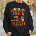 Librarian Trick Or Read Library Event Halloween Book Lovers Sweatshirt Gifts for Him Librarian Trick Or Read Library Event Halloween Book Lovers Sweatshirt Gifts for Him