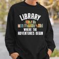Library Art For Men Women Bookworm Reading Book Lovers Sweatshirt Gifts for Him Library Art For Men Women Bookworm Reading Book Lovers Sweatshirt Gifts for Him