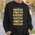Library Book Lover Reading Reader Bookshelf Plants Sweatshirt Gifts for Him