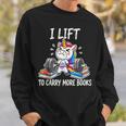 Lifting To Hold More Books Deadlift Unicorn Reader Workout Sweatshirt Gifts for Him Lifting To Hold More Books Deadlift Unicorn Reader Workout Sweatshirt Gifts for Him