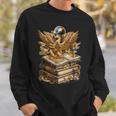A Lively-Creative Gold Fantasy-Dragon On Story-Books Sweatshirt Gifts for Him A Lively-Creative Gold Fantasy-Dragon On Story-Books Sweatshirt Gifts for Him