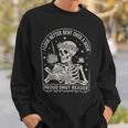 I Look Better Bent Over A Book Shirts Reader Skeleton Mom Sweatshirt Gifts for Him