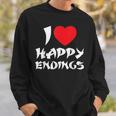 I Love Happy Endings Massage Book Reader Idea T-Shirt Sweatshirt Gifts for Him