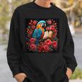 Macaw Reading A Book Sweatshirt Gifts for Him Macaw Reading A Book Sweatshirt Gifts for Him