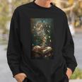 Magical Book Floral Coffee Books Nature Fantasy Sweatshirt Gifts for Him