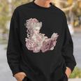 Marie Antoinette Reading A Book Sweatshirt Gifts for Him Marie Antoinette Reading A Book Sweatshirt Gifts for Him