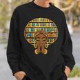 Melanin Afro Women Girl Book Librarian History African Sweatshirt Gifts for Him
