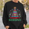 Merry Booksmas Librarian Library Book Reading Books Sweatshirt Gifts for Him Merry Booksmas Librarian Library Book Reading Books Sweatshirt Gifts for Him
