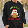 Merry Christmas Book Reading Santa Claus Xmas Book Reader Sweatshirt Gifts for Him