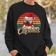 Merry Christmas Retro Vintage Pugmas Pug Reading Books Sweatshirt Gifts for Him Merry Christmas Retro Vintage Pugmas Pug Reading Books Sweatshirt Gifts for Him