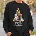Merry Christmas Tree Love Reading Books Librarian Nerd Sweatshirt Gifts for Him Merry Christmas Tree Love Reading Books Librarian Nerd Sweatshirt Gifts for Him