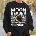 Moon Reader Book Mom Reading Beyond Midnight Sweatshirt Gifts for Him