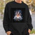 Motif With Magical Magic Book Sweatshirt Gifts for Him