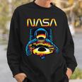 NASA Astronaut In Space Hole Comic Book Style Geek Sweatshirt Gifts for Him