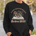 A New Chapter Begins Retirement Floral Book Retired 2026 Sweatshirt Gifts for Him