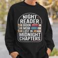 Night Reader Book Mom Lost In Midnight Chapters Sweatshirt Gifts for Him