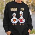 How Many Nights Reading Goose Book Lover Reader Sweatshirt Gifts for Him