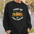 I Have No Shelf Control Book Lover Playful Bookworm Sweatshirt Gifts for Him