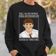The Office Book Face Jim Sweatshirt Gifts for Him