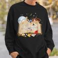 Old Book With Spells And Magical Accessories Sweatshirt Gifts for Him
