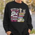 Once Upon A Time There Was A Girl Who Loved Books And Cats Sweatshirt Gifts for Him Once Upon A Time There Was A Girl Who Loved Books And Cats Sweatshirt Gifts for Him