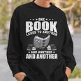 One Book Leads To Another Bookworm Book Lovers Reading Sweatshirt Gifts for Him One Book Leads To Another Bookworm Book Lovers Reading Sweatshirt Gifts for Him