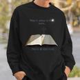 Open Book Faith Christian Cross Light Bible Sweatshirt Gifts for Him