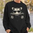 Opossum Reading Book Sunglasses Vintage Trash Panda Sweatshirt Gifts for Him Opossum Reading Book Sunglasses Vintage Trash Panda Sweatshirt Gifts for Him