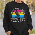 Pansexual Pride Genderqueer Book Pun Pansexuality Pan Pride Sweatshirt Gifts for Him