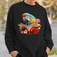 Parrot Reading Book Sweatshirt Gifts for Him Parrot Reading Book Sweatshirt Gifts for Him