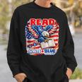 Patriotic Eagle Reading Book Read Blue Since 1776 Sweatshirt Gifts for Him Patriotic Eagle Reading Book Read Blue Since 1776 Sweatshirt Gifts for Him