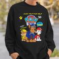 Paw Patrol Comic Book Strip Sweatshirt Gifts for Him