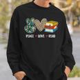 Peace Love Read Book Lover Reading Bookworm Reader Sweatshirt Gifts for Him Peace Love Read Book Lover Reading Bookworm Reader Sweatshirt Gifts for Him