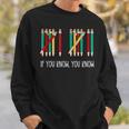 Pencil If You Know You Know 6 7 Reading Book Christmas Sweatshirt Gifts for Him