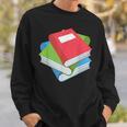 Pile Of Books Stack Of Books Costume Sweatshirt Gifts for Him
